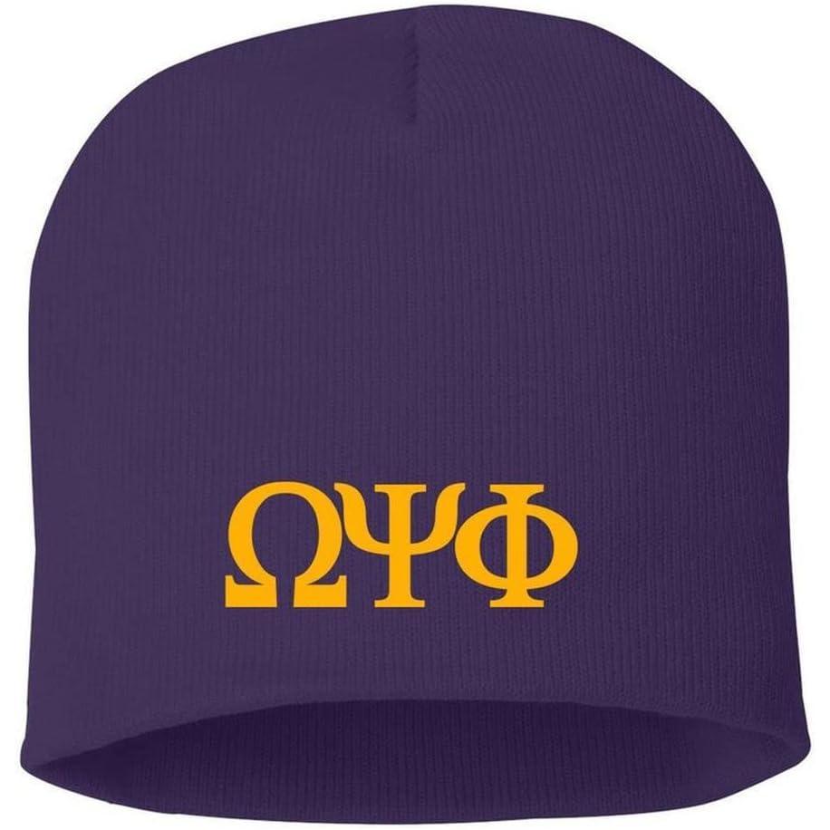 imageOmega Psi Phi 8 Inch Beanie Purple