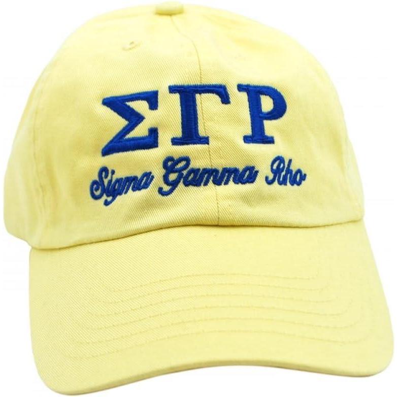 imageSigma Gamma Rho Script CapYellow