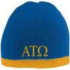 Alpha Tau Omega ATO Two Tone Knit Beanie Royal/Gold