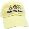 Delta Phi Epsilon DPHIE Script Cap(Yellow)