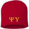 Greekgear Psi Upsilon 8 Inch Beanie Red