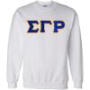 Greekgear Sigma Gamma Rho Lettered Crewneck(White)