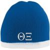 Greekgear Theta Xi Two Tone Knit Beanie Royal/White