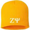 Greekgear Zeta Psi 8 Inch Beanie Gold