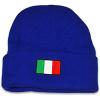 Italian Flag Blue Stocking Cap(Royal Blue)