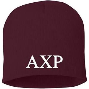 Greekgear Alpha Chi Rho 8 Inch Beanie Maroon