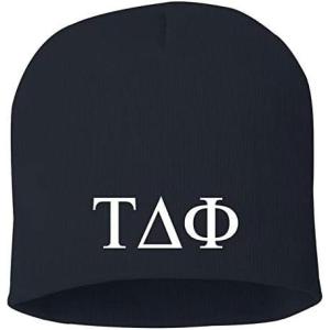 Greekgear Tau Delta Phi 8 Inch Beanie Navy Blue