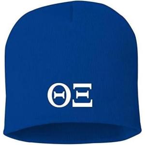 Greekgear Theta Xi 8 Inch Beanie Royal Blue