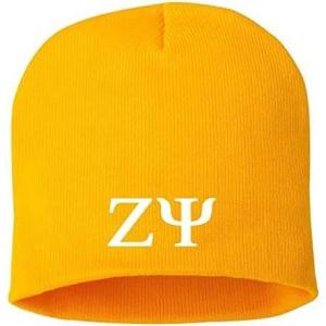 Greekgear Zeta Psi 8 Inch Beanie Gold