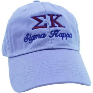 Sigma Kappa Script Cap(Light Blue)