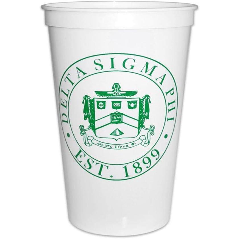 imageGreekgear Delta Sigma Phi Big Plastic Stadium Cup Set of 4