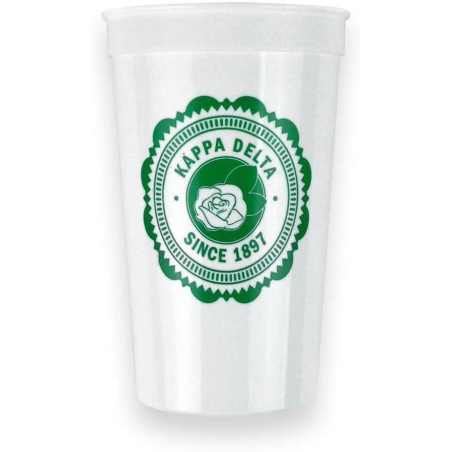 imageGreekgear Kappa Delta Old Style Classic Giant Plastic Cup Set of 4