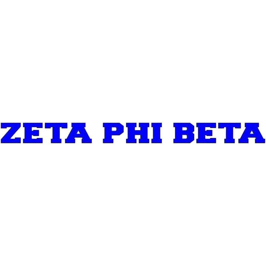imageZeta Phi Beta Long Window Sticker Royal Blue
