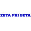 Zeta Phi Beta Long Window Sticker Royal Blue