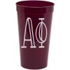 Greekgear Alpha Phi Carson Stadium 22 Oz. Cup (Pack of 4) Maroon