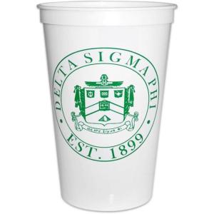 Greekgear Delta Sigma Phi Big Plastic Stadium Cup Set of 4