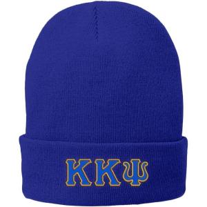 Kappa Kappa Psi Big Greek Lettered Knit Cap(Athletic Royal)