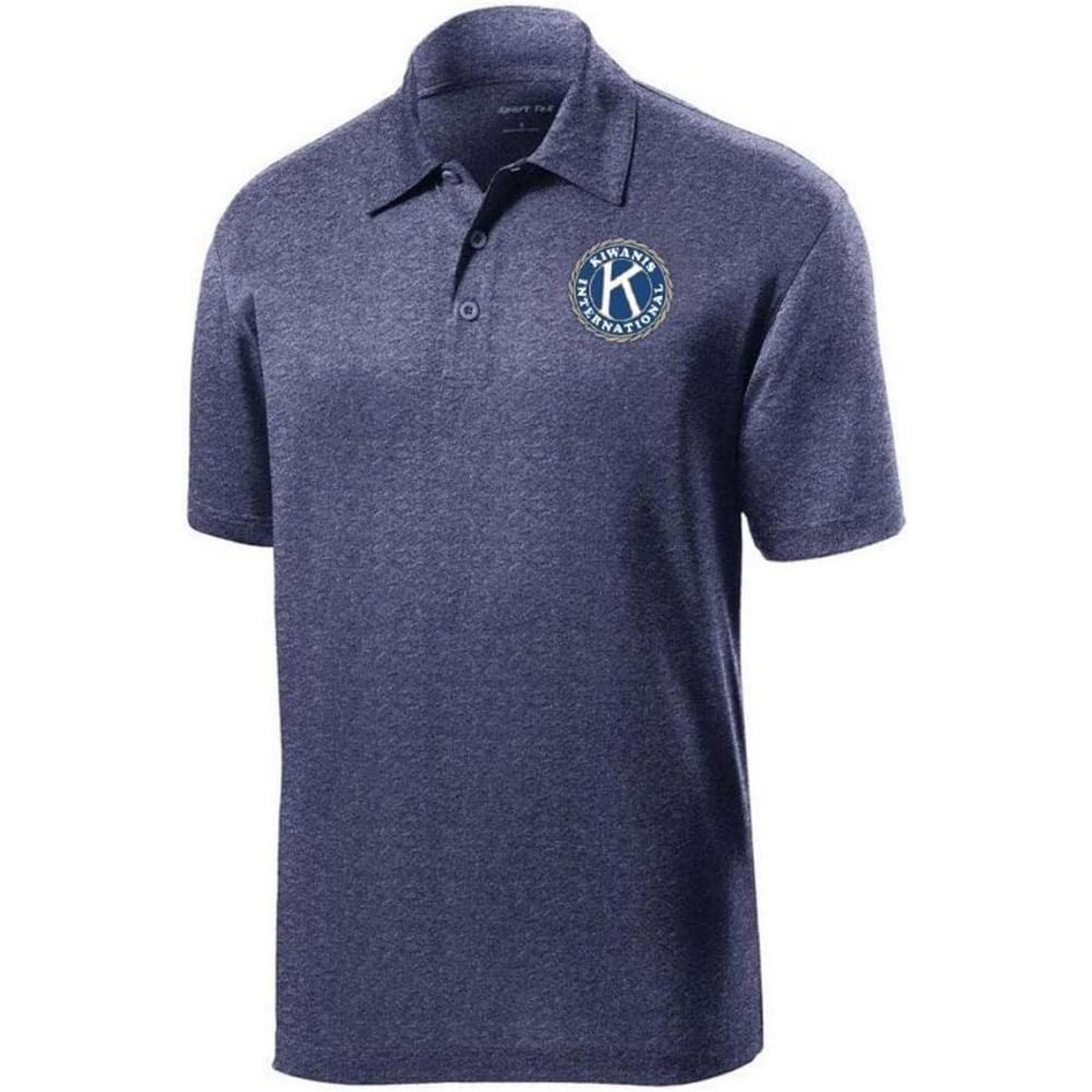 imageKiwanis World Famous Contender PoloTrue Navy Heather