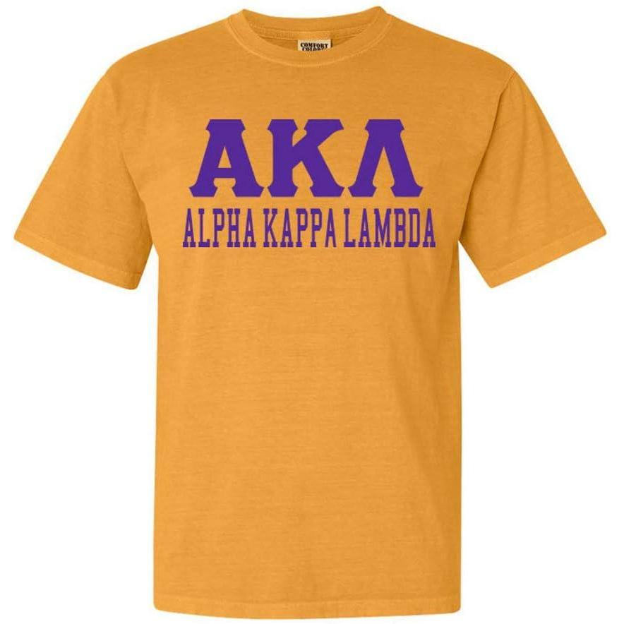 imageAlpha Kappa Lambda Greek Heavyweight TShirtCitrus