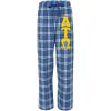 Alpha Tau Omega ATO Pajamas Flannel Pant(Royal/Silver)