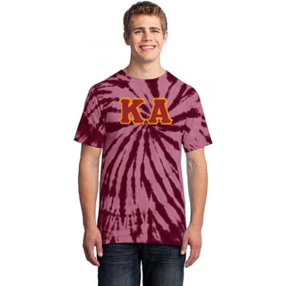 imageKappa Alpha Essential TieDye Lettered TeeMaroon
