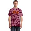Kappa Alpha Essential Tie-Dye Lettered Tee(Maroon)