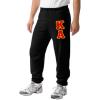 Kappa Alpha Lettered Sweatpants(Black)
