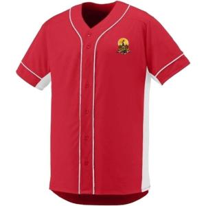 Kappa Alpha Fraternity Crest Slugger Baseball Jersey(Red/White)