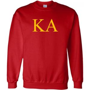 Kappa Alpha World Famous Greek Crewneck(Red)