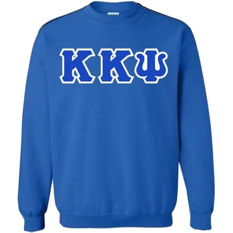 imageKappa Kappa Psi Sewn Lettered Crewneck SweatshirtRoyal Blue
