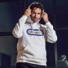 Greekgear Men’s Kappa Kappa Psi Capsule Hooded Sweatshirt White(White)