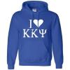Kappa Kappa Psi I Love hoodie(Royal Blue)