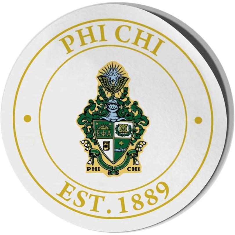 imagePhi Chi Circle Crest  Shield Decal