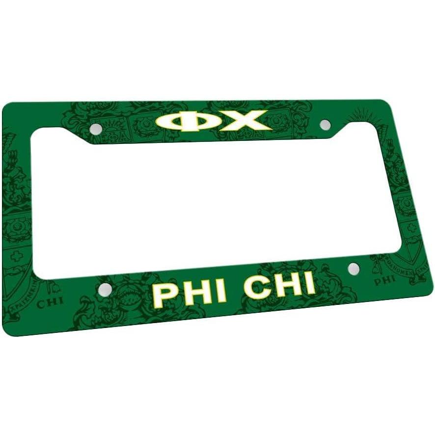 imagePhi Chi Custom License Plate Frame Forest Green