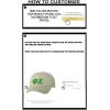 Personalized Phi Chi Greek Line Hat(Tan)