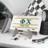 Phi Chi Lettered Lines License Covers