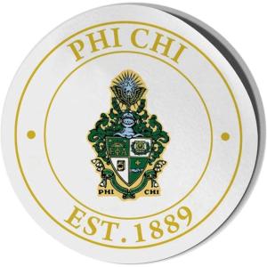 Phi Chi Circle Crest – Shield Decal