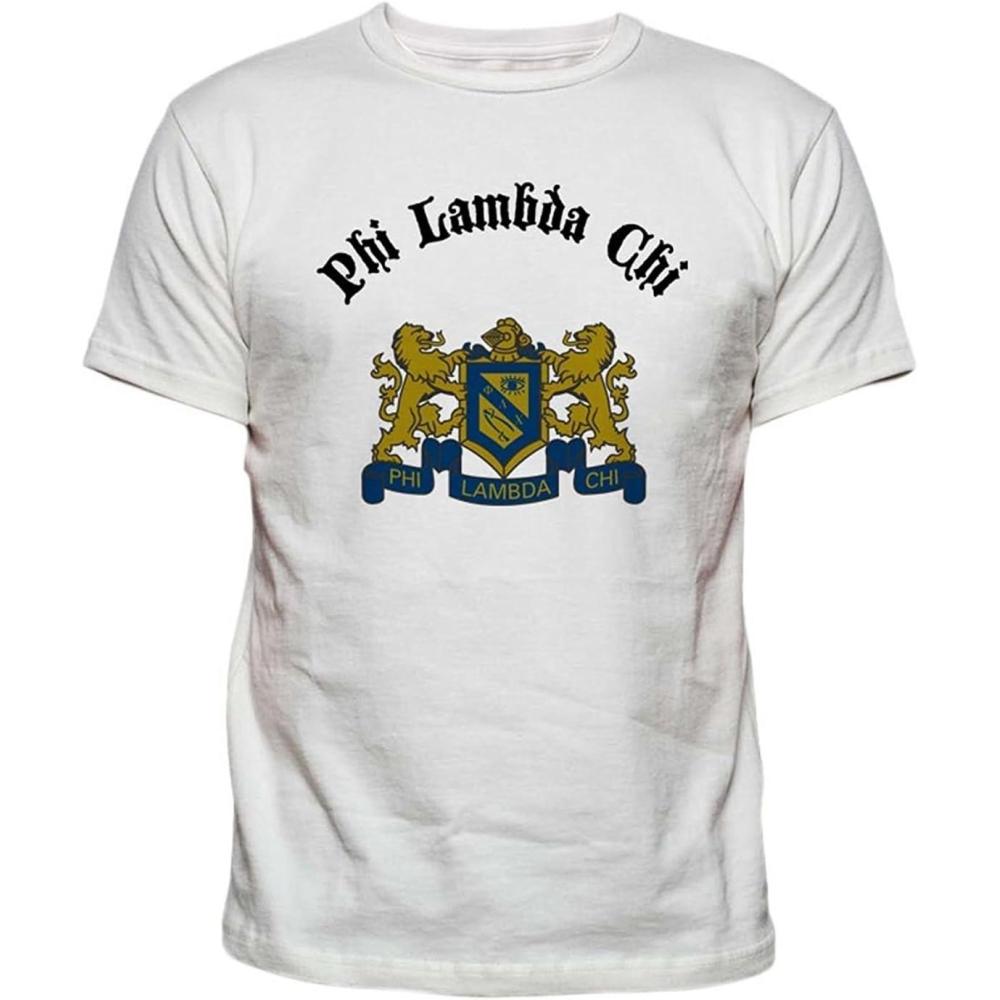 imagePhi Lambda Chi Vintage Crest TShirtWhite