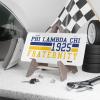 Phi Lambda Chi Year License Plates