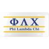 Phi Lambda Chi Lettered Lines License Covers