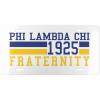 Phi Lambda Chi Year License Plates