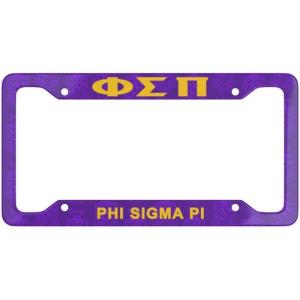 Phi Sigma Pi Year License Plate Frames