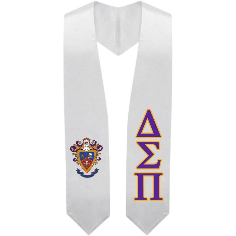 imageGreekgear Delta Sigma Pi Super Crest Shield Graduation Stole