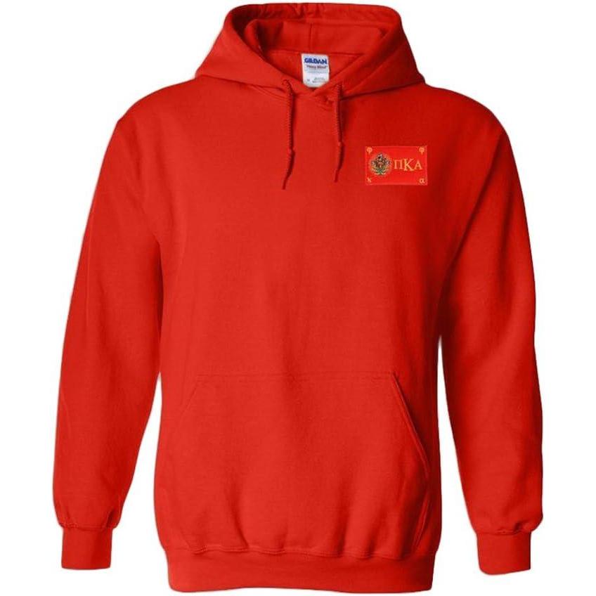 imagePi Kappa Alpha Pike Flag Patch Hooded SweatshirtRed