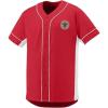 Pi Kappa Alpha Pike Fraternity Crest Slugger Baseball Jersey(Red/White)