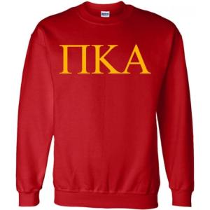 Pi Kappa Alpha Pike World Famous Greek Crewneck(Red)
