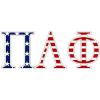 Pi Lambda Phi American Flag Greek Letter Sticker – 2.5″ Tall
