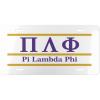 Pi Lambda Phi Lettered Lines License Covers