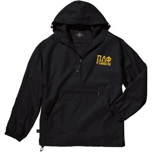 Greekgear PI Lambda Phi Pack-N-Go Pullover(Black)