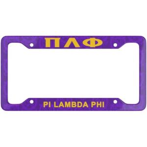 Pi Lambda Phi License Plate Frames